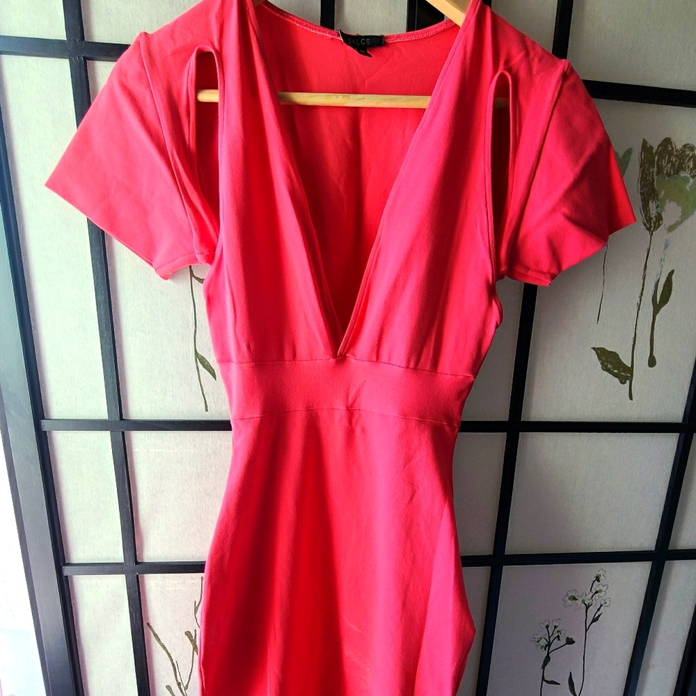 Magenta Pink Bodycon Dress